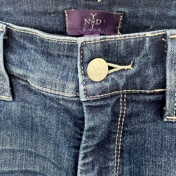 NYDJ Straight Leg Blue Jeans Size 6 - Picture 2 of 9